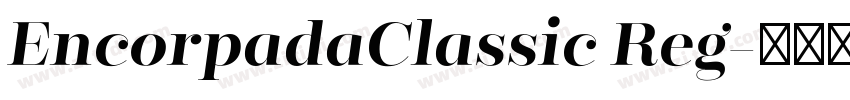 EncorpadaClassic Reg字体转换